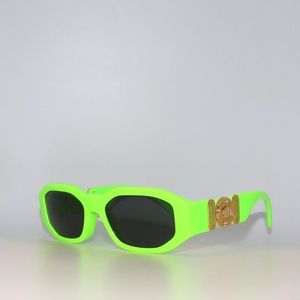 Versace Kids Sunglasses VK4429U 536987 Fluo Green Gray Gold JR 4429